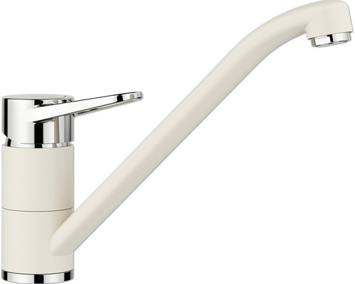 Blanco keukenkraan WEGA II chroom zacht wit 526980