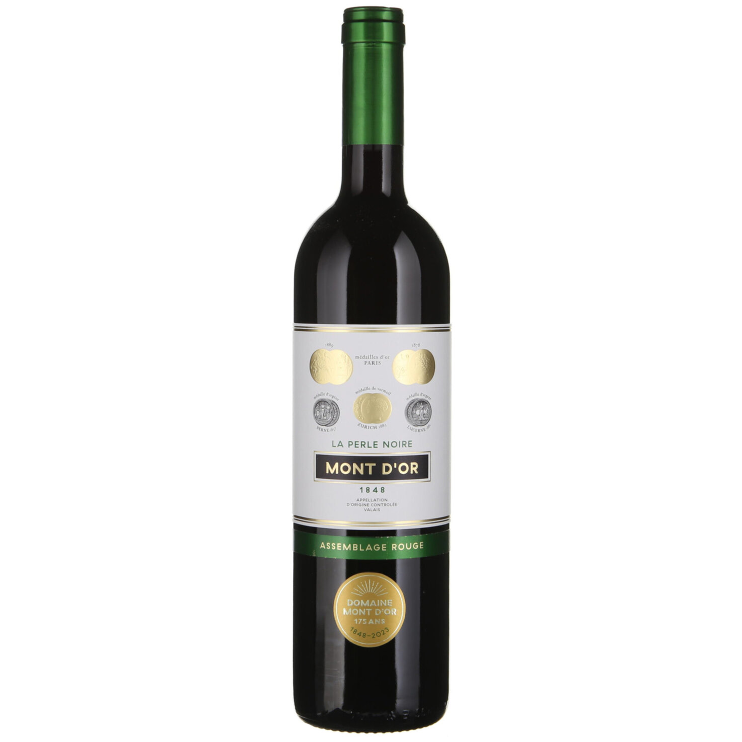 Valais AOC Assemblage Rouge La Perle Noire Domaine du Mont d'Or -75cl