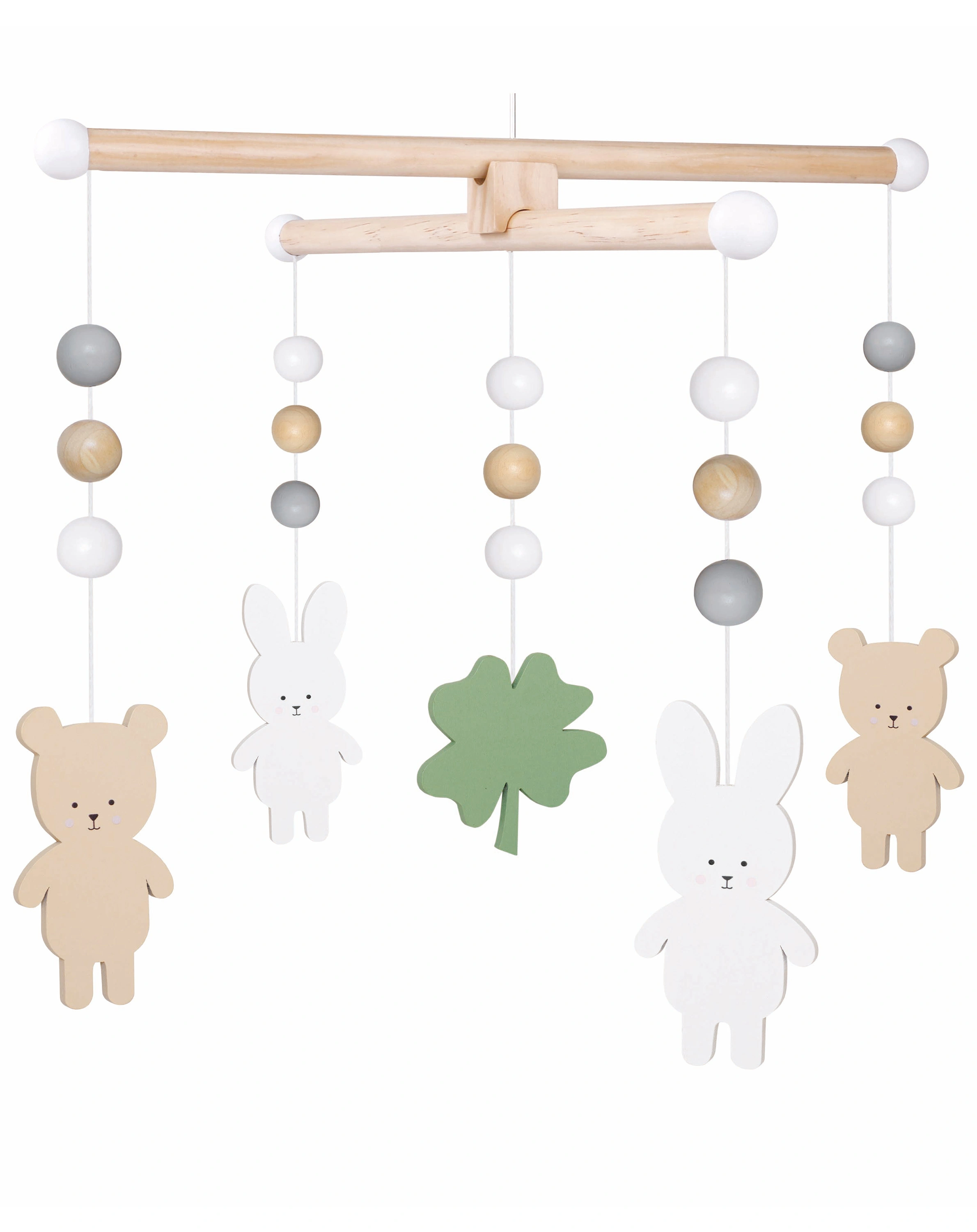 Mobile TEDDY & BUNNY aus Holz