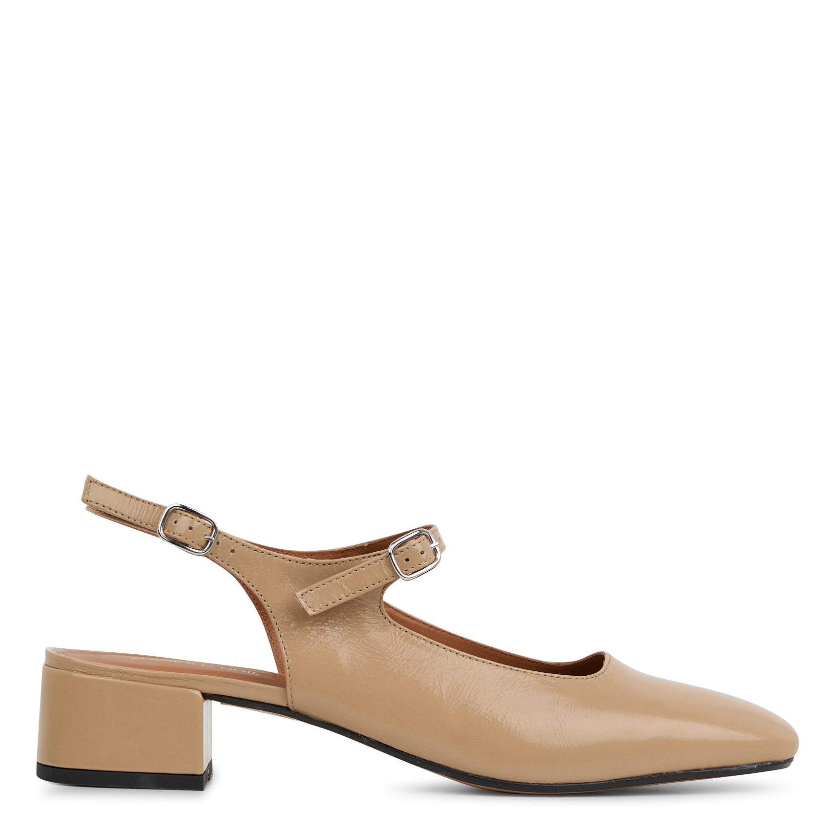 CLARISSA - Sandales à talons en cuir | Beige
