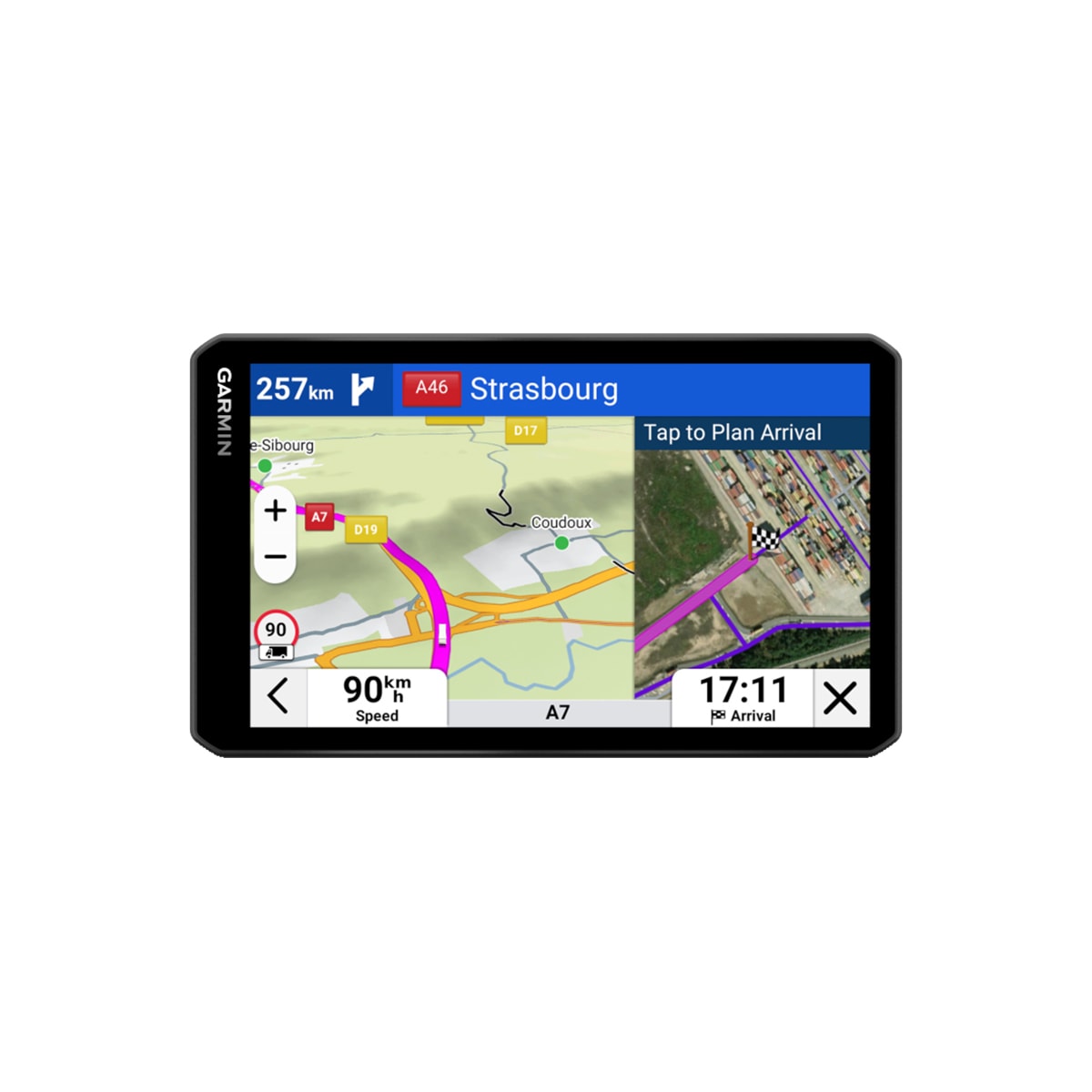 Garmin dēzl LGV720 truck GPS
