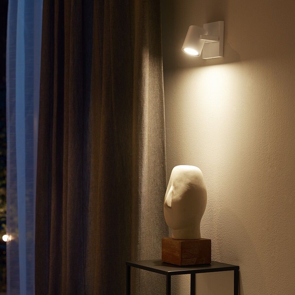 SPOTLAMPE PHILIPS HUE ARGENTA GU10 5,7W HVIT