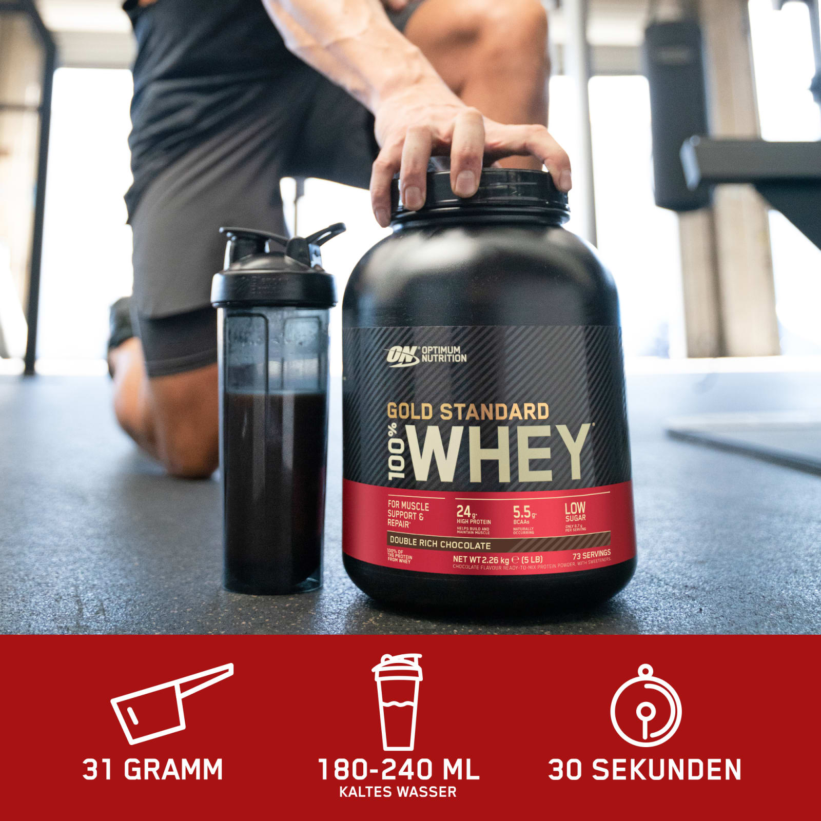 100% Whey Gold Standard - 900g - Chocolate Mint