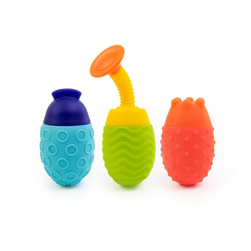 Set de 3 jouets aspergeurs pour le bain