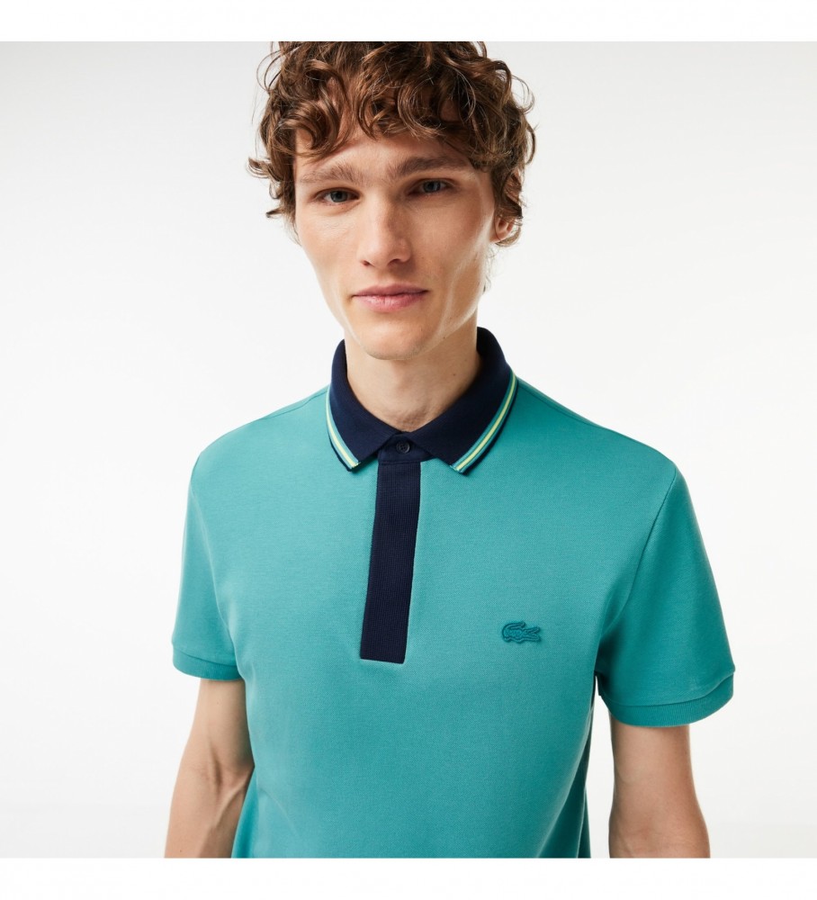Lacoste Polo Smart Paris corte regular turquesa