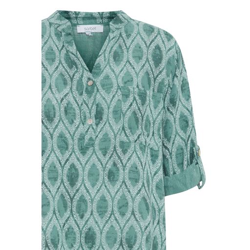 Sorbet Alexa Bluse, Granite Green, XL