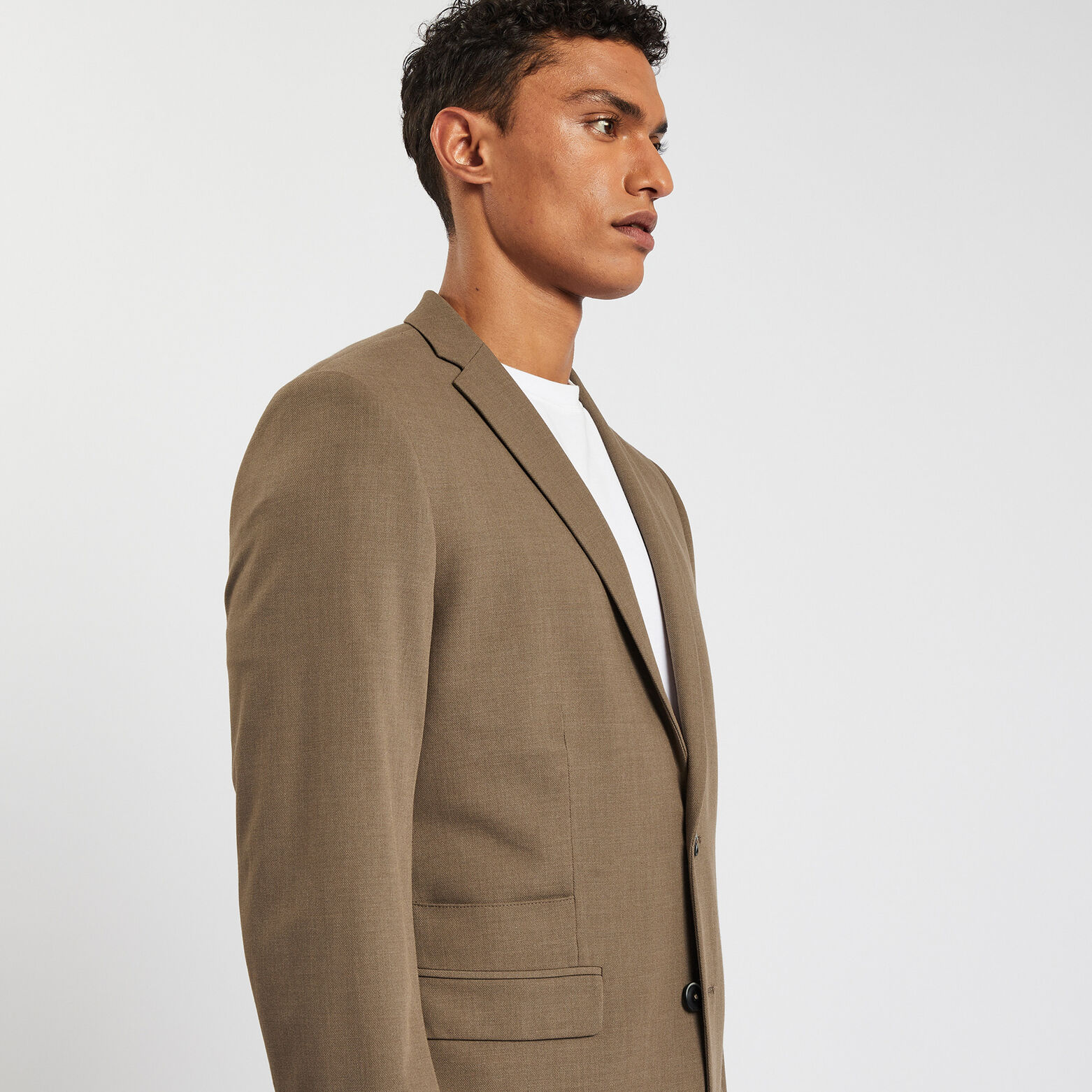 Veste de costume extra-slim bistretch Beige