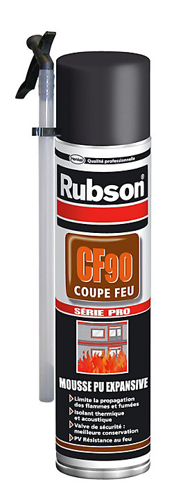 Mousse expansive Rubson CF90 Coupe Feu aérosol 600ml