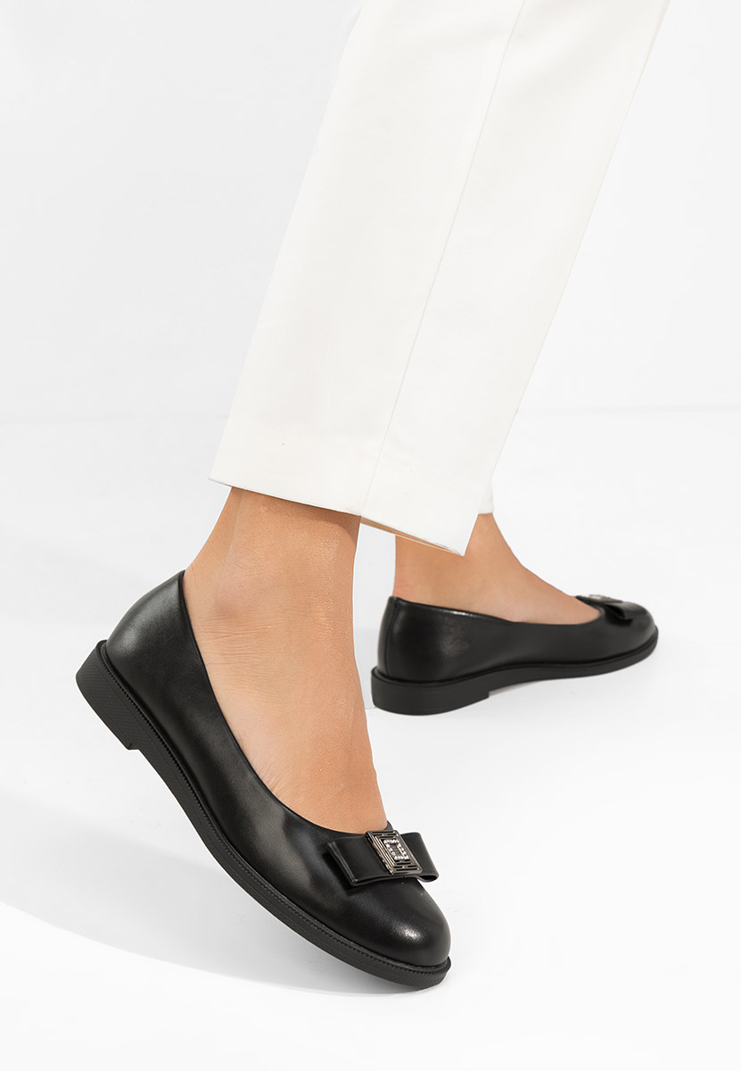 Ballerines femme noirs Sidiona