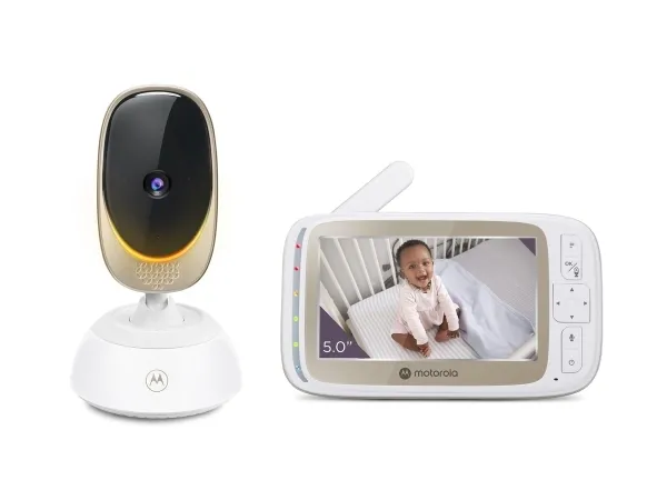 Motorola Nursery VM85 Connect - Baby overvågningssystem - trådløs (Wi-Fi, 2.4GHz radio) - 5