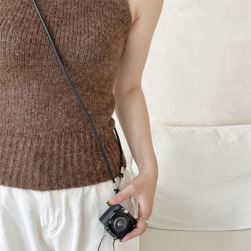 Edgin - Camera AirPods / Pro oortelefoonhoesje met koord