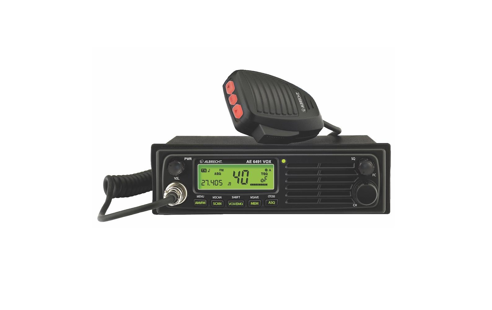 CB Funkgerät AE 6491 VOX mit Freisprechfunktion<br>NEU mit Freisprechfunktion