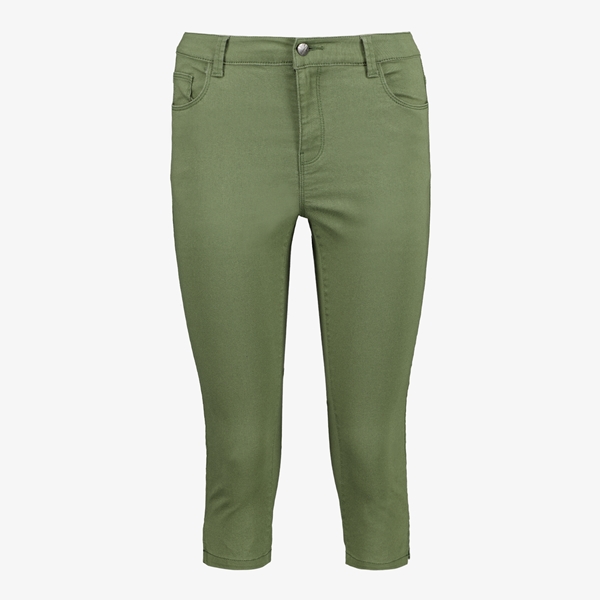 TwoDay dames capri kaki groen
