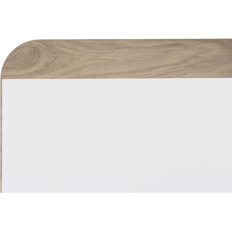 Tableau blanc acier laqué cadre bois 120 x 90 cm Ace Bi Office