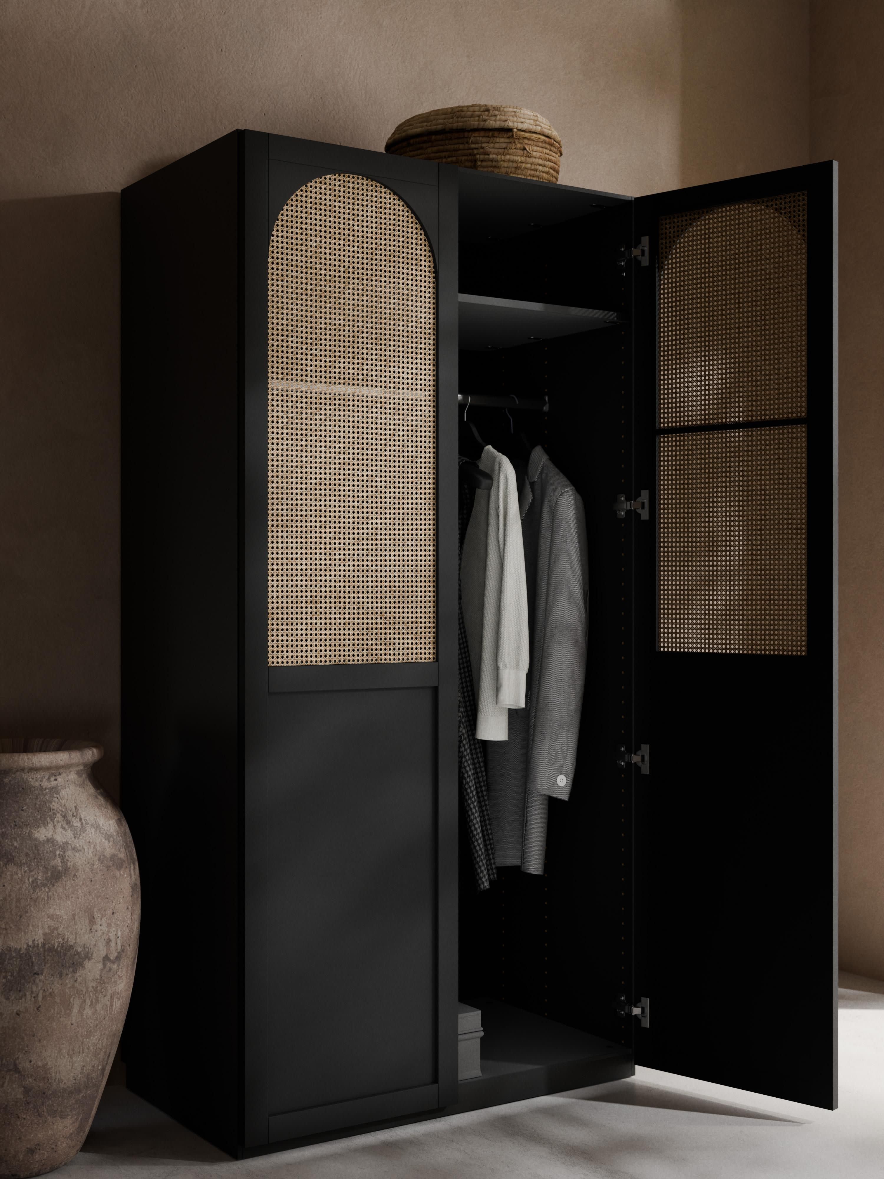 Modulaire draaideurkast Jeanne, 100 cm breed, diverse opties