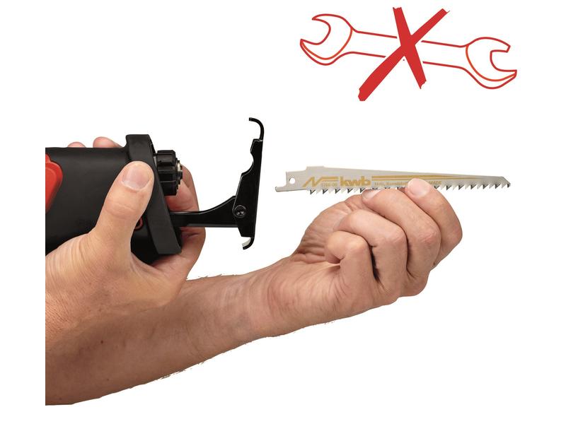 Einhell Professional Akku-Säbelsäge TP-AP 18/28 Solo Akku-Universalsäge mit drehbarem Haupthandgriff