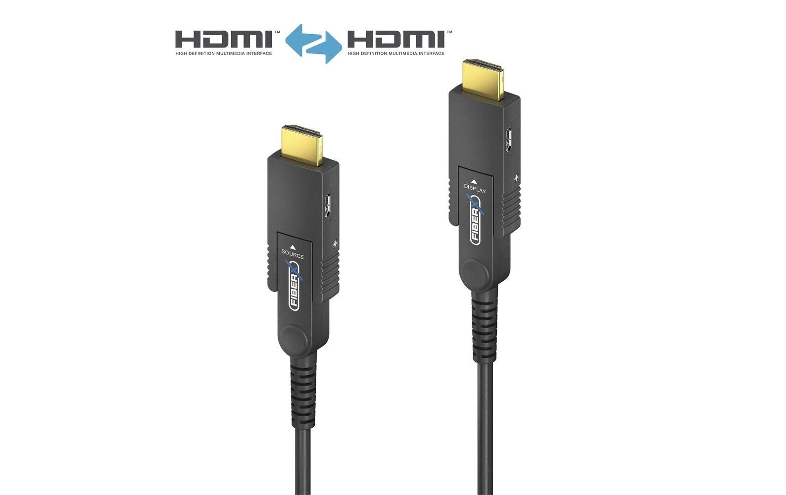 Verlängerungskabel FX-I352 HDMI - HDMI, 40 m<br>FiberX Serie – Micro HDMI/HDMI 4K Glasfaser Verlängerung - 40m