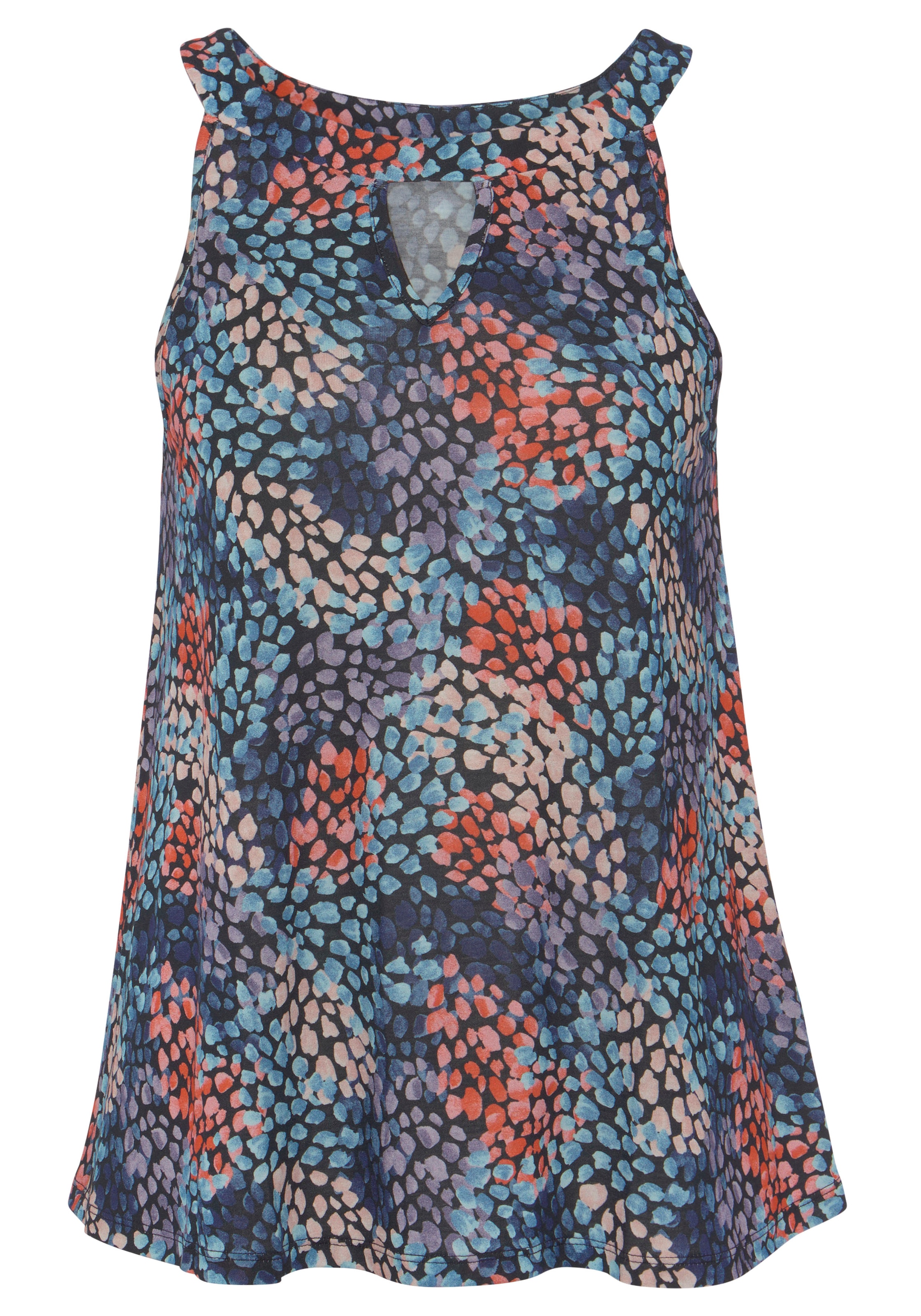 s.Oliver Strandtop , in leichter A-Form, Sommertop, Cut-Out