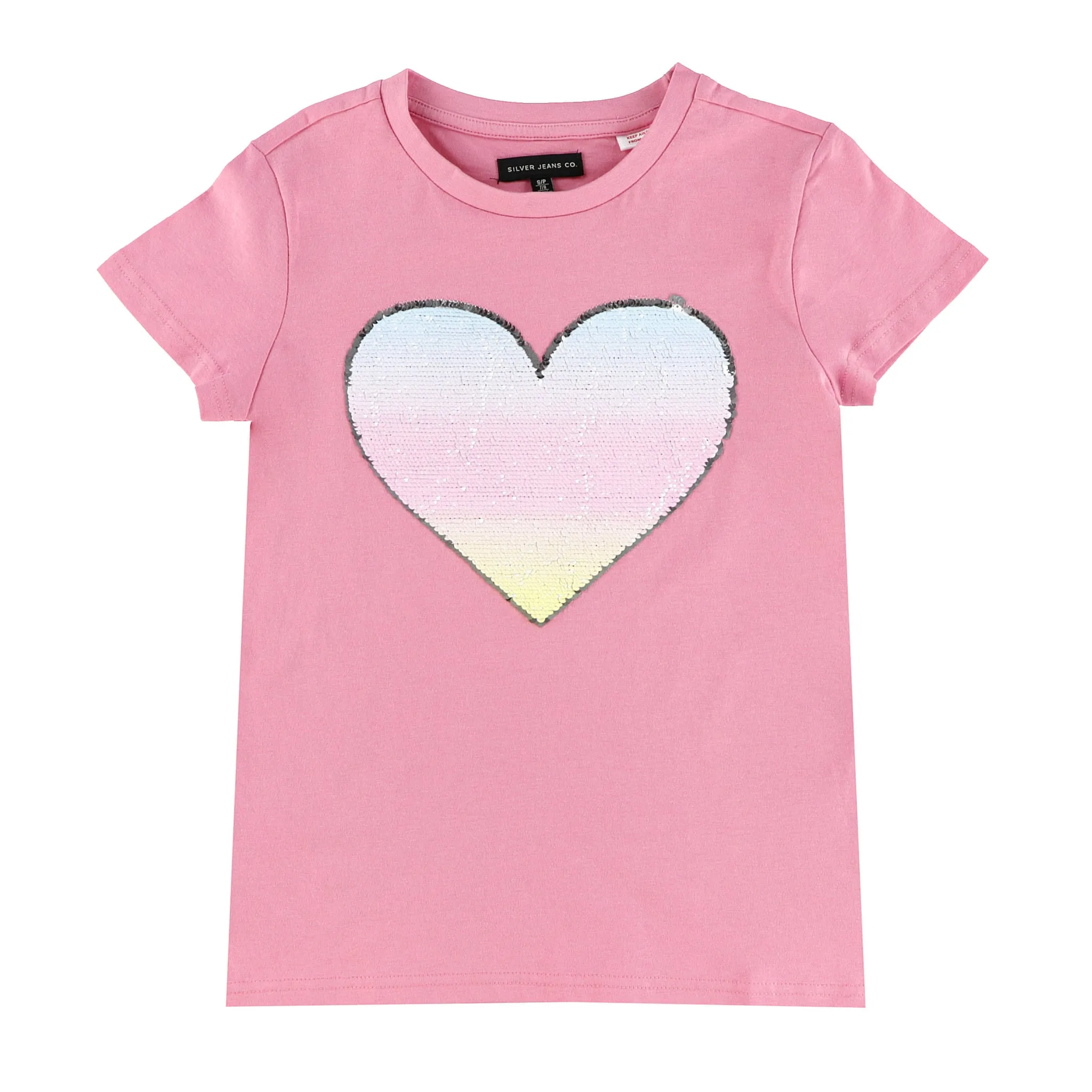 Silver Jeans T-Shirt Coeur 7-16ans