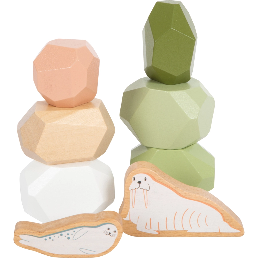small foot® Balanciersteine aus Holz „Arctic“