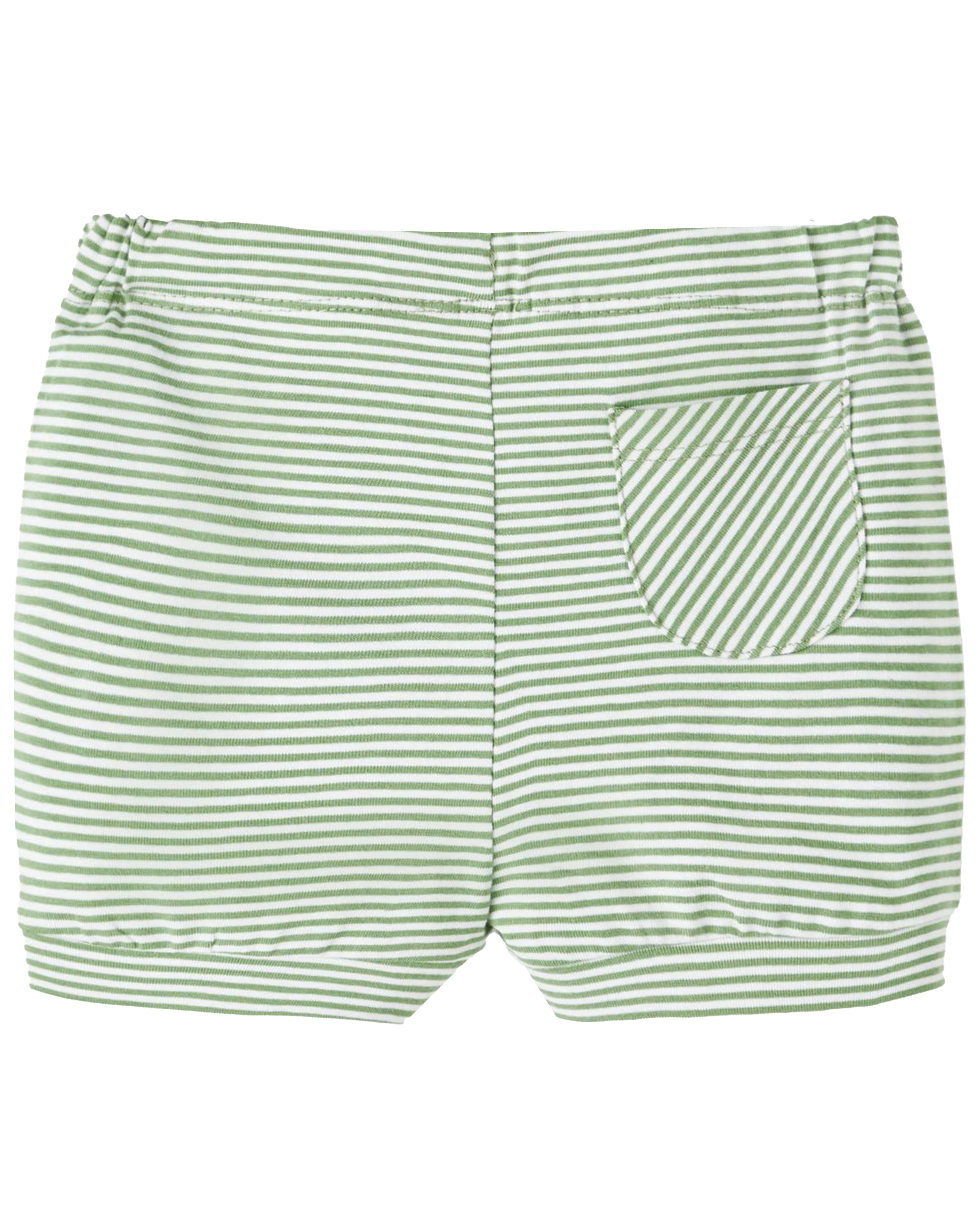 Shorts NBMFOAS gestreift in basil