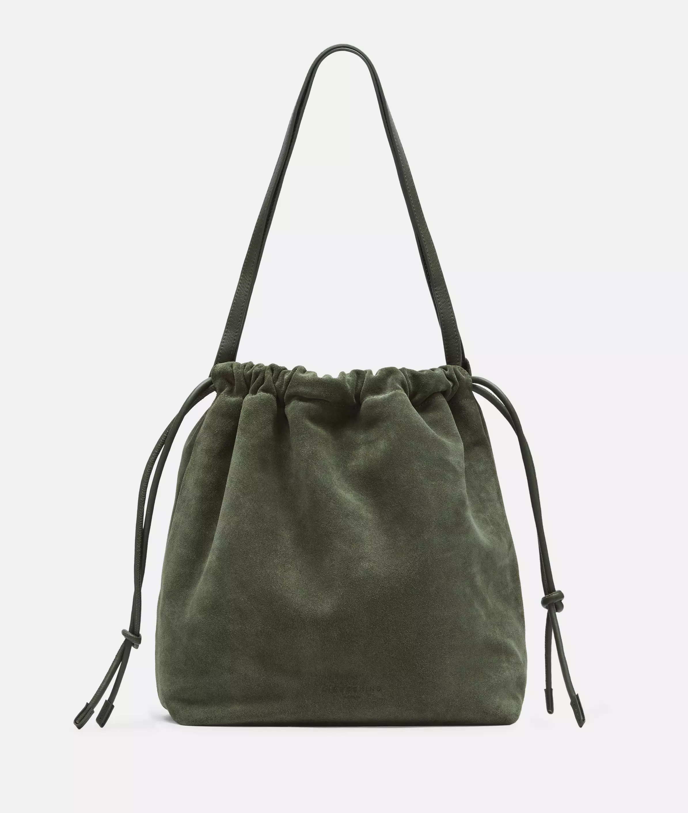 Lya Hobo M Spacious pouch bag made from soft suede