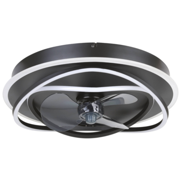 Eglo plafondventilator Namori met lamp 36W zwart