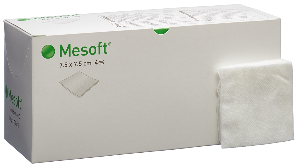 MESOFT Kompressen<br>30 × 5 Stück, 7.5x7.5cm, steril