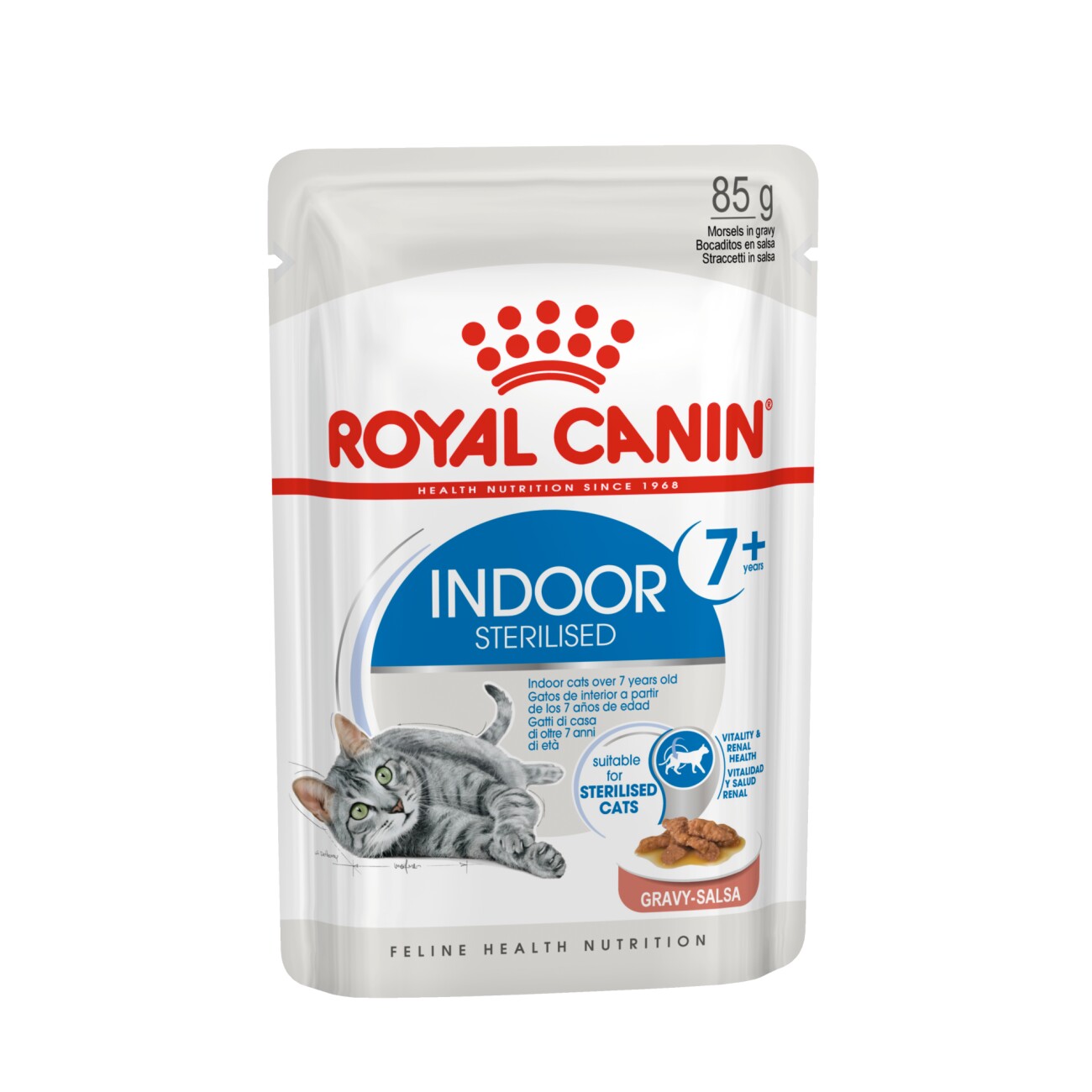 ROYAL CANIN Indoor 7+ Sterilised in Soße 12x85 g