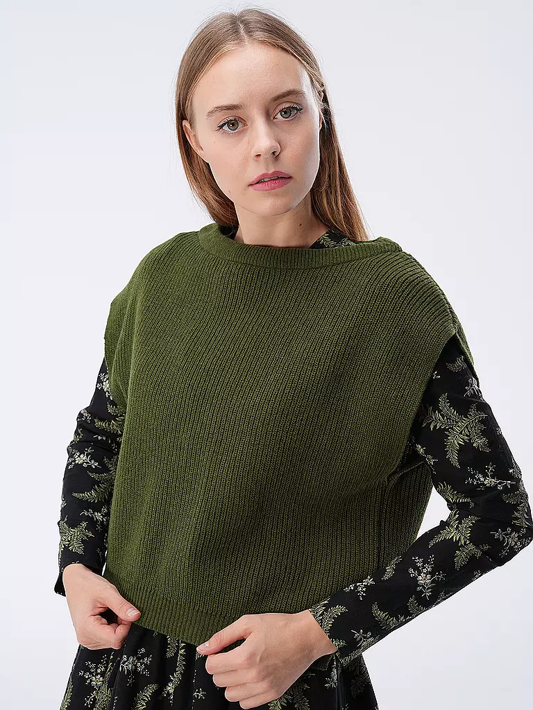 ROCKMACHERIN Pullunder MARINA olive