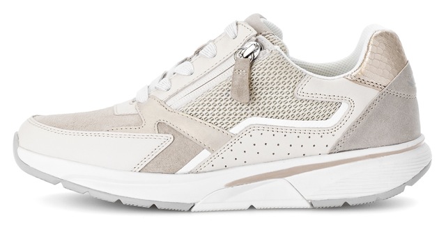 Gabor Rollingsoft Keilsneaker  , Freizeitschuh, Halbschuh, Schnürschuh im sportivem Materialmix