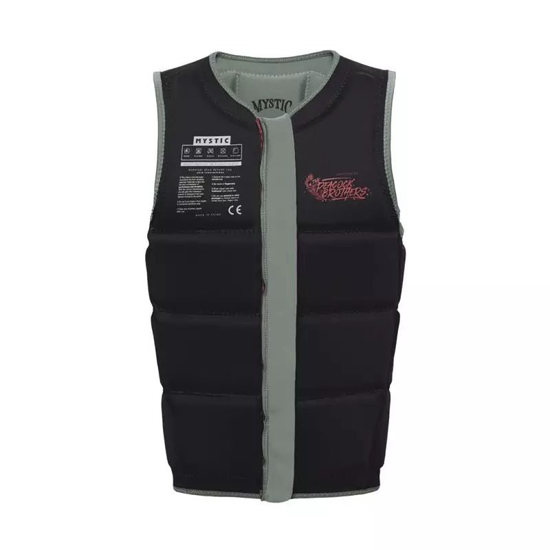 Gilet impact MYSTIC Peacock Front Zip Dark Olive