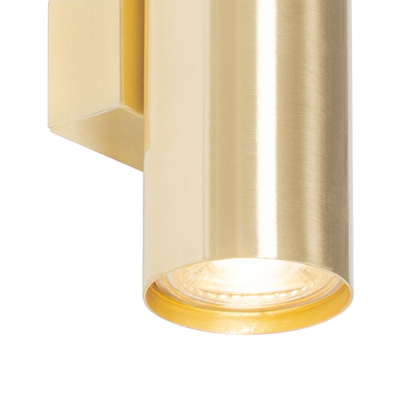 Moderne wandlamp messing 2-lichts - Jeana