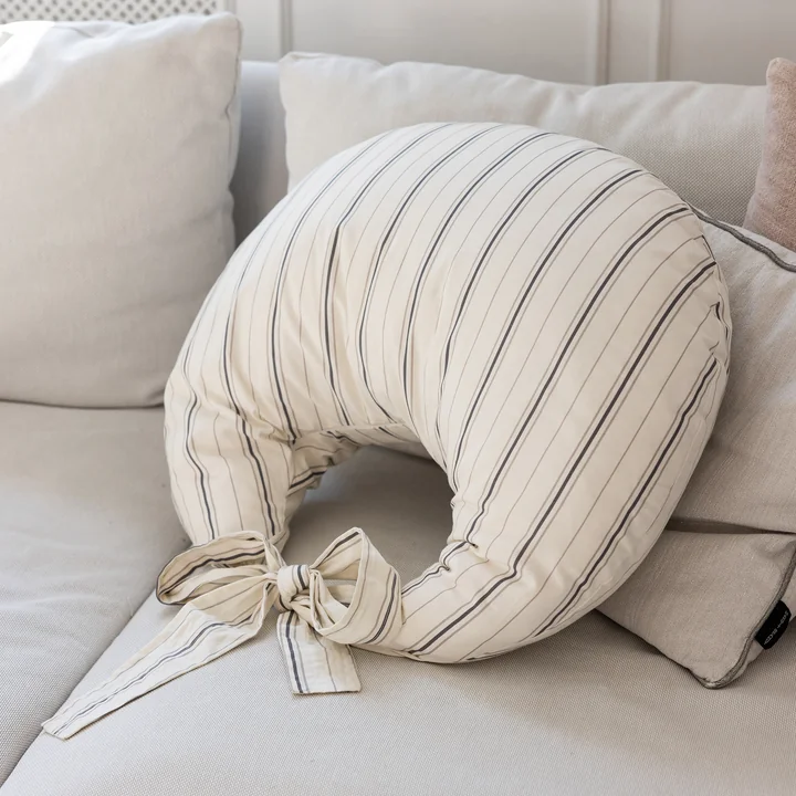 Sebra - Stillkissen, Cream Stripe, beige