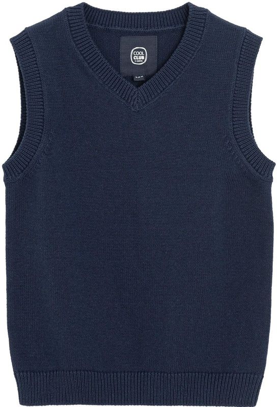 Cool Club Gebreid vest  navy