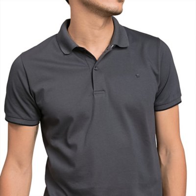 Polo à manches courtes homme Signature GRIS BENSON & CHERRY