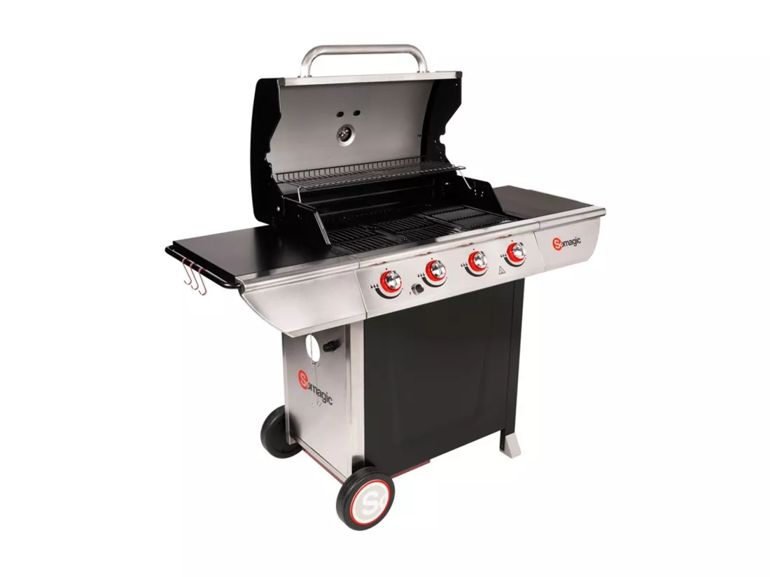 MANHATTAN 400GPI barbecue à gaz 4 brûleurs 14kW - SOMAGIC
