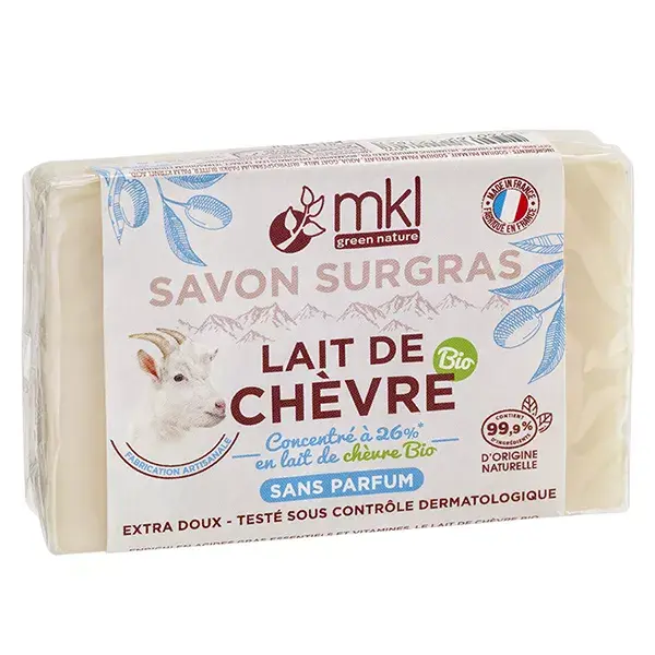 Sabonete Neutro Superengordurado de Leite de Cabra MKL Green Nature 100g