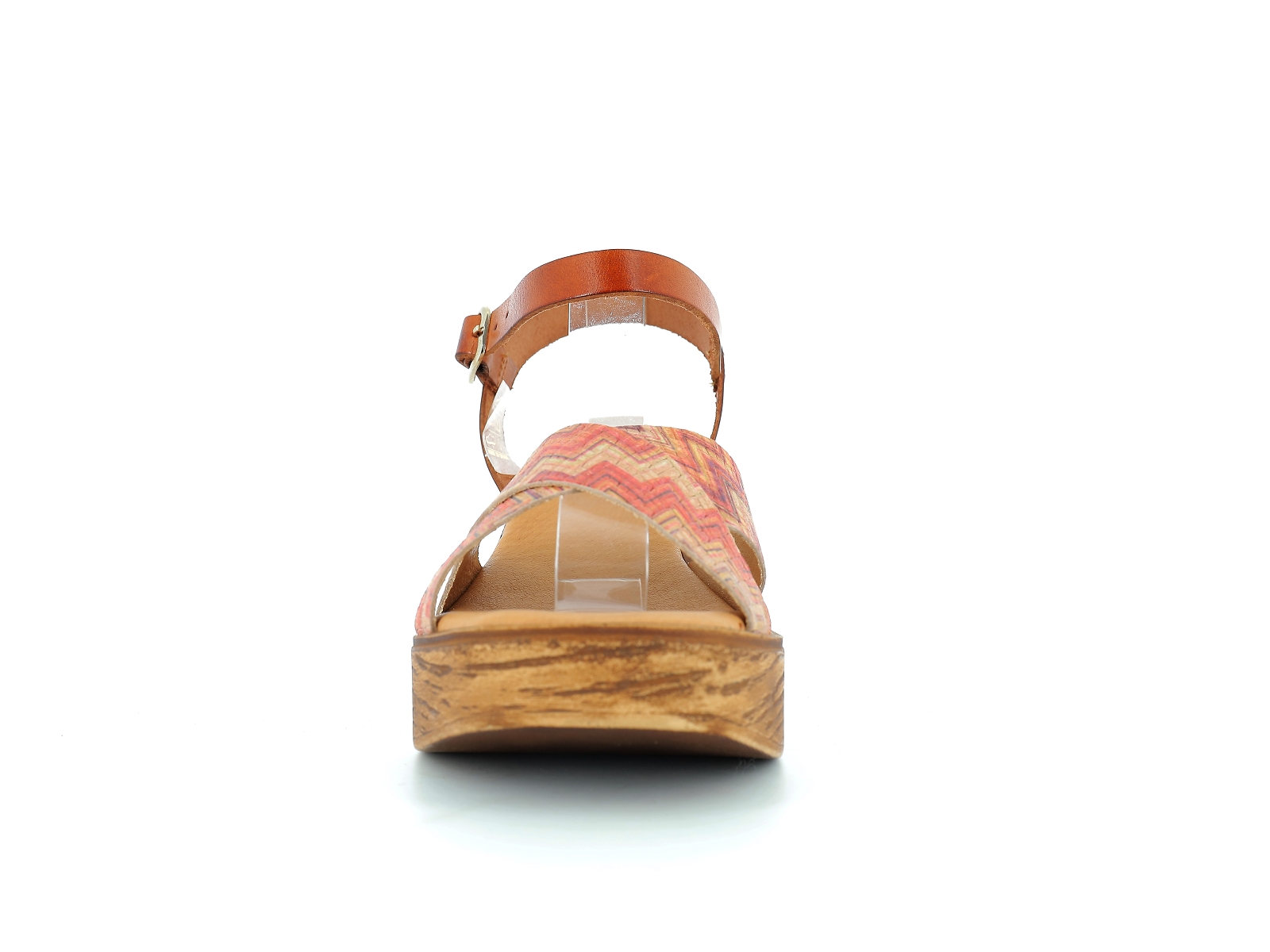 Xapi-80202 Cuir Marron-Orange
