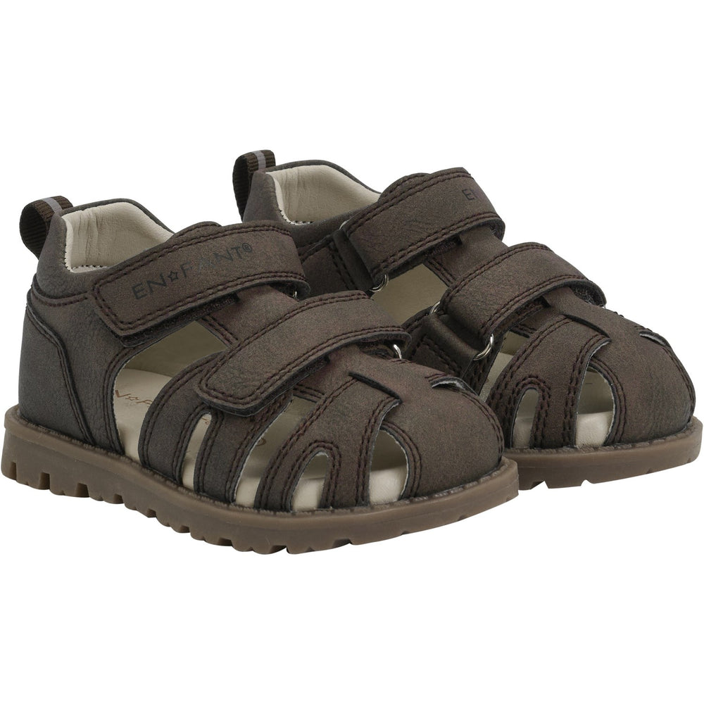 Køb En Fant Chocolate Brown Sandal Velcro