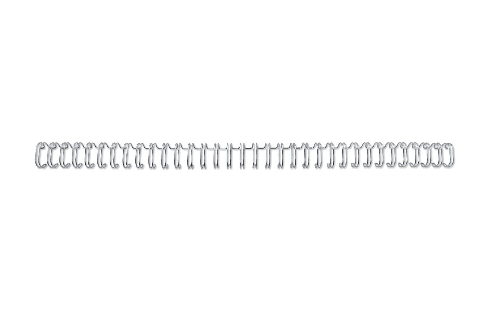 Binderücken WireBind 11 mm Draht Silber, 100 StückSilber, 100 Stück