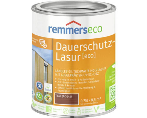 Remmers eco langwerkende beschermende beits teak 750 ml
