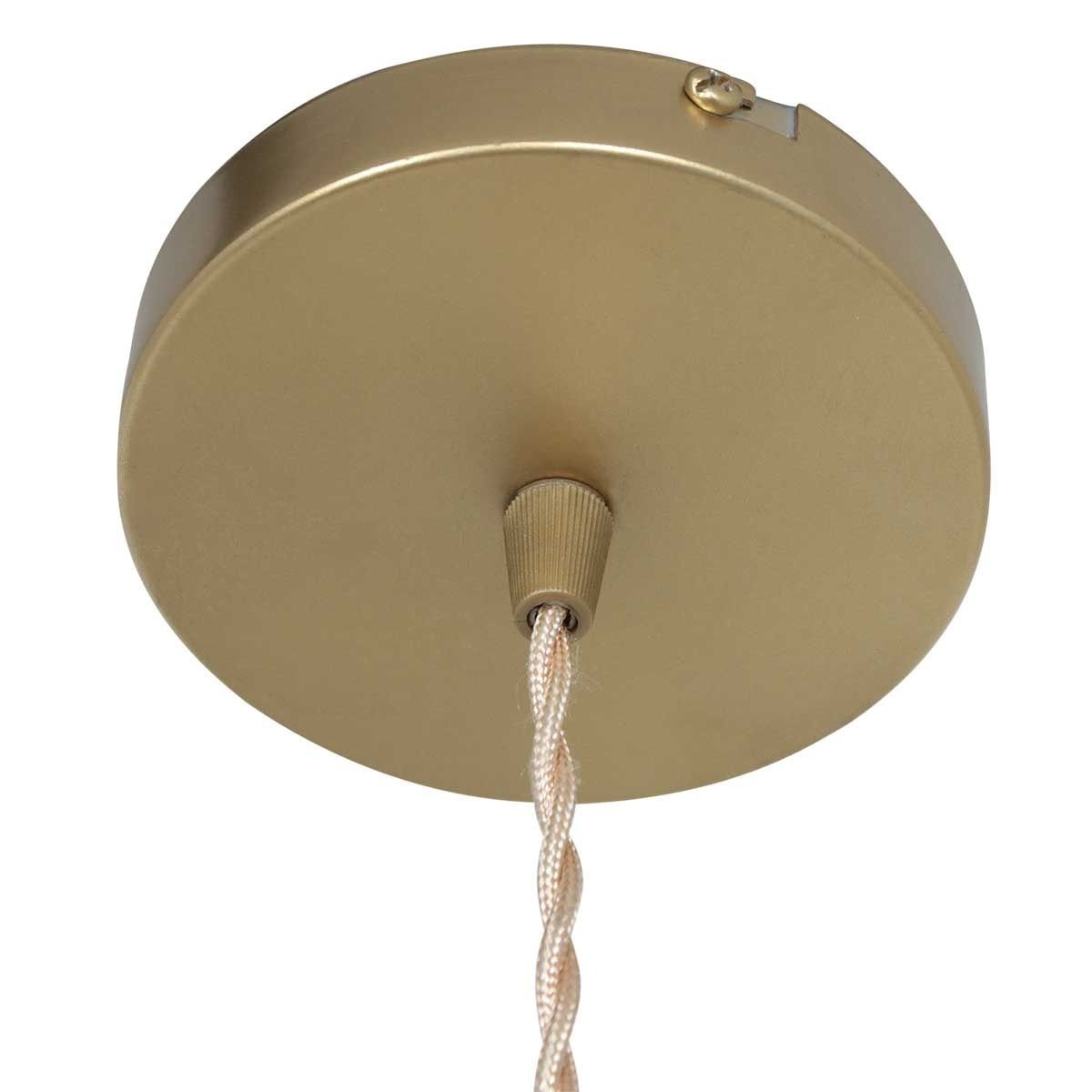 Mexlite Grazio glass hanglamp â E27 (grote fitting) â messing
