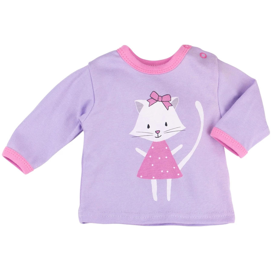 Baby Sweets Shirt Langarm Sweet Kitty lila