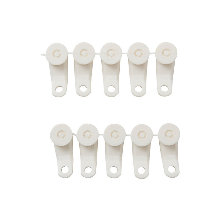 Roulements coulissants pour rail à rideaux GoodHome x 10 Milet