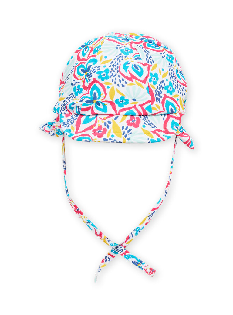 Chapeau à imprimé fleuri bébé fille