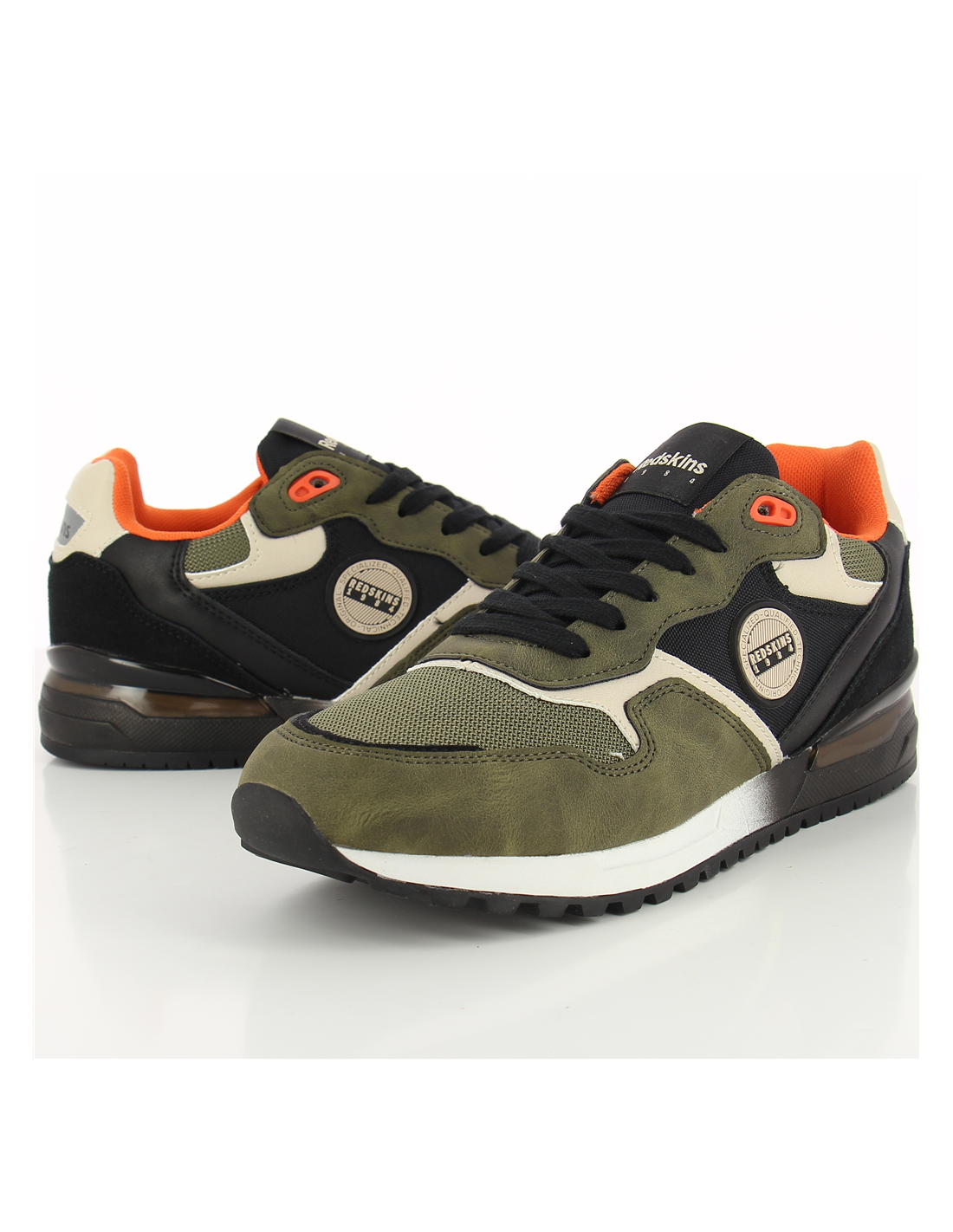 redskins Baskets de ville Homme Oyat Kaki