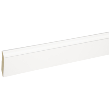 Muurplint kwartrond wit 1,2 x 6