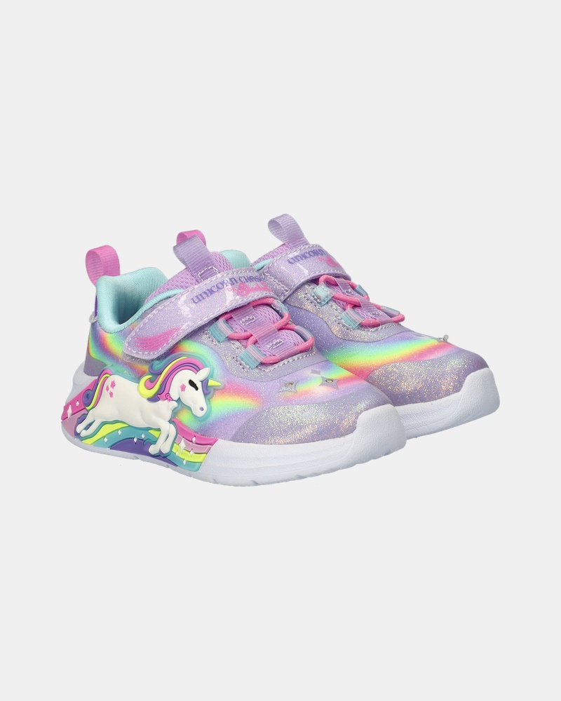 Skechers Unicorn Chaser Klittenbandschoenen  - paars