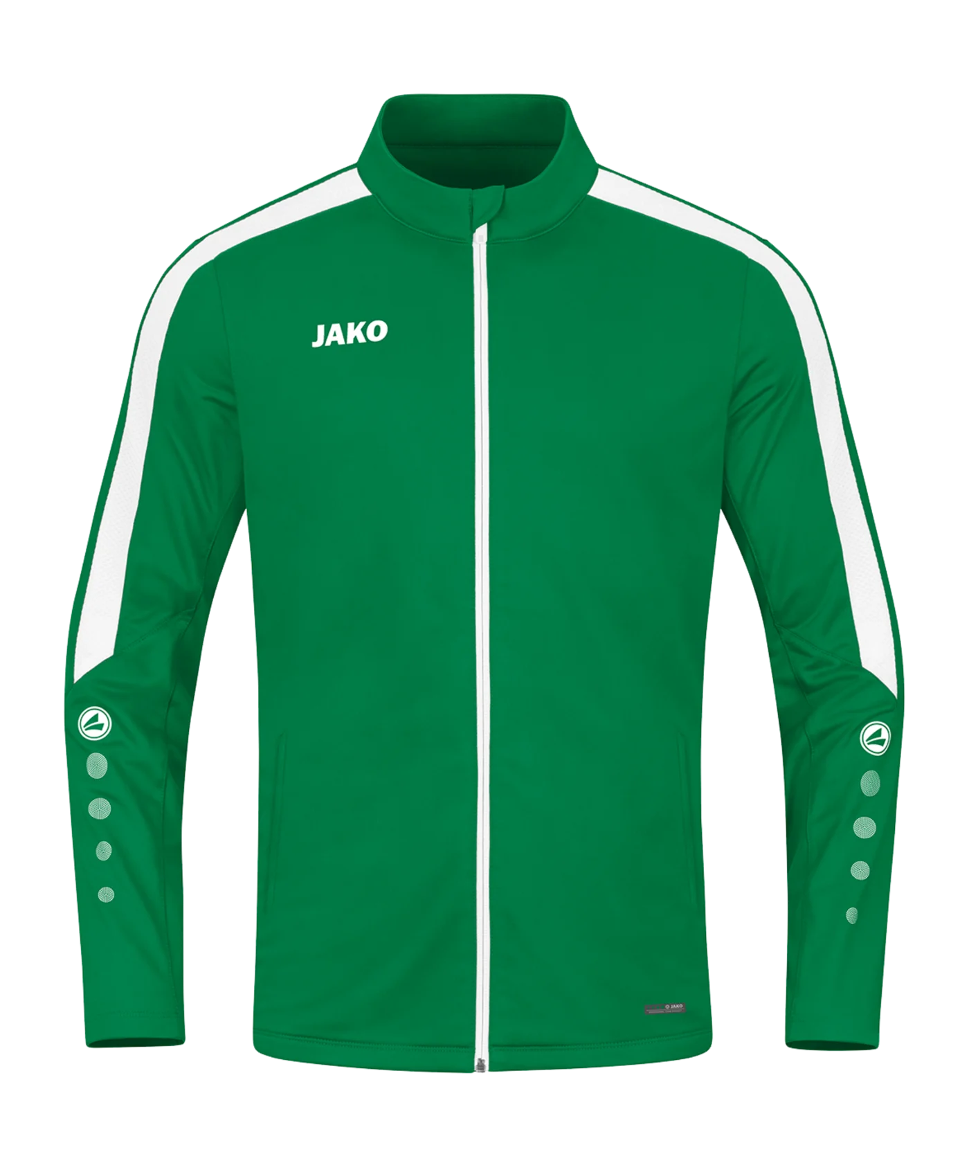 JAKO Power Polyesterjacke Kids Grün Weiss F200